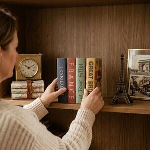 Metal Eiffel Tower Decor Statue in Black - Home Accents